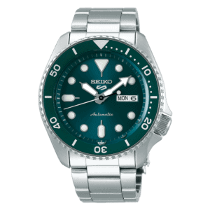 thearwatches-reloj-seiko-SRPD61K1 Reloj SEIKO 5 Sport Verde/Plata SRPD61K1