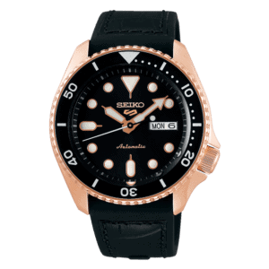 thearwatches-reloj-seiko-SRPD76 Reloj SEIKO 5 Sport Negro/Dorado SRPD76K1