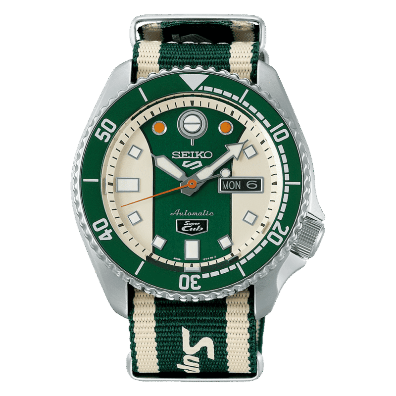 Reloj SEIKO 5 Sport Verde Super Cub Edición Limitada SRPJ49K1