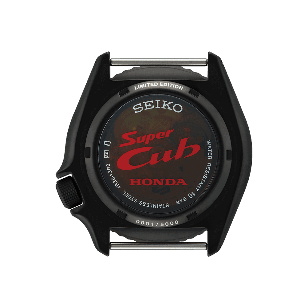 Reloj SEIKO 5 Sport Negro Super Cub Edición Limitada SRPJ75K1