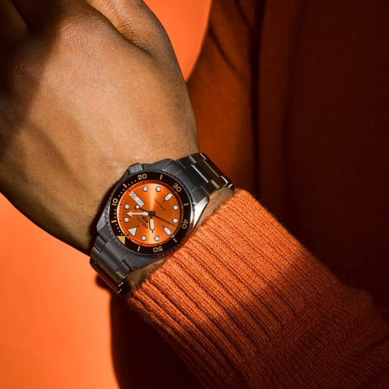 Reloj SEIKO 5 Sport Naranja SRPK35K1