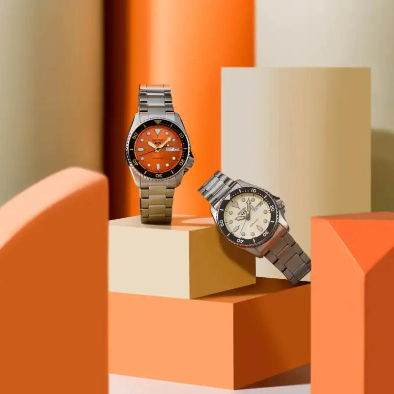Reloj SEIKO 5 Sport Naranja SRPK35K1