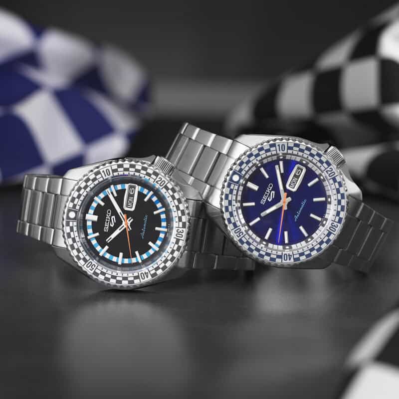 thearwatches-reloj-seiko-SRPK67K1_4 Reloj SEIKO 5 Sport Black "Checker Flag" Edición Especial SRPK67K1