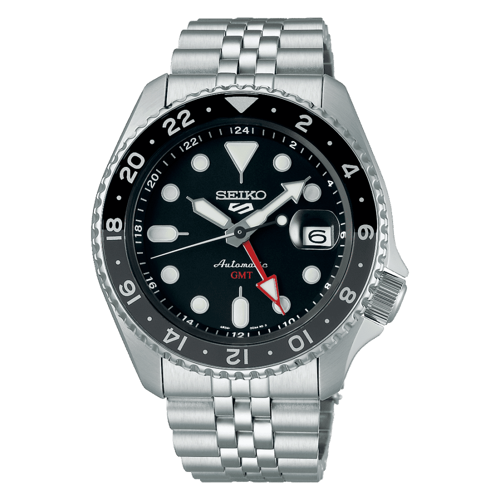 thearwatches-reloj-seiko-SSK001K1_0 Reloj SEIKO 5 Sport GMT Negro SSK001K1