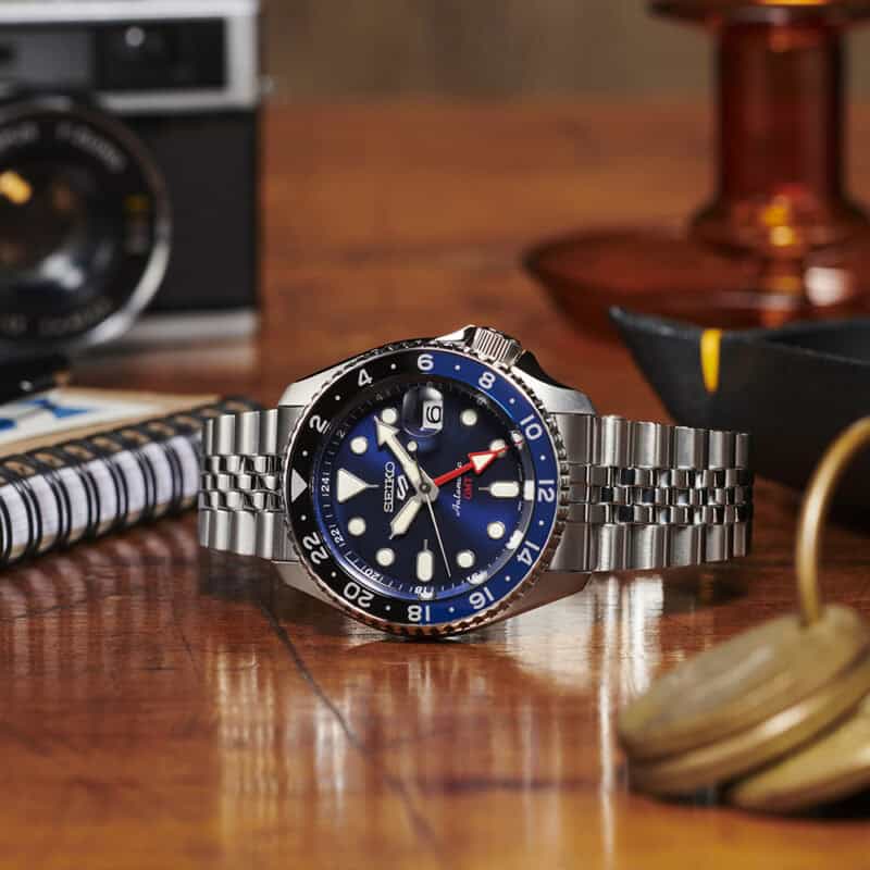 thearwatches-reloj-seiko-SSK003K1_02 Reloj SEIKO 5 Sport GMT Azul SSK003K1