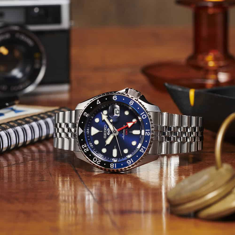 thearwatches-reloj-seiko-SSK003K1_02 Reloj SEIKO 5 Sport GMT Azul SSK003K1