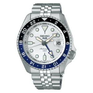 thearwatches-reloj-seiko-SSK033K1 Reloj SEIKO 5 Sport GMT Blanco SSK033K1