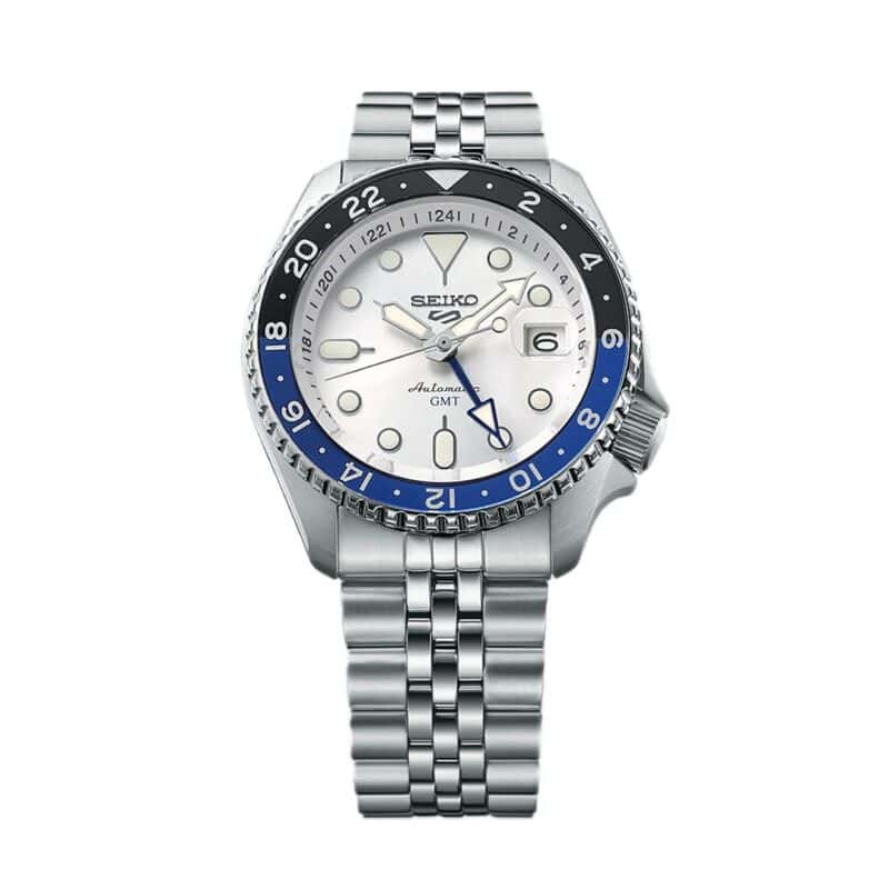 thearwatches-reloj-seiko-SSK033K1_1 Reloj SEIKO 5 Sport GMT Blanco SSK033K1