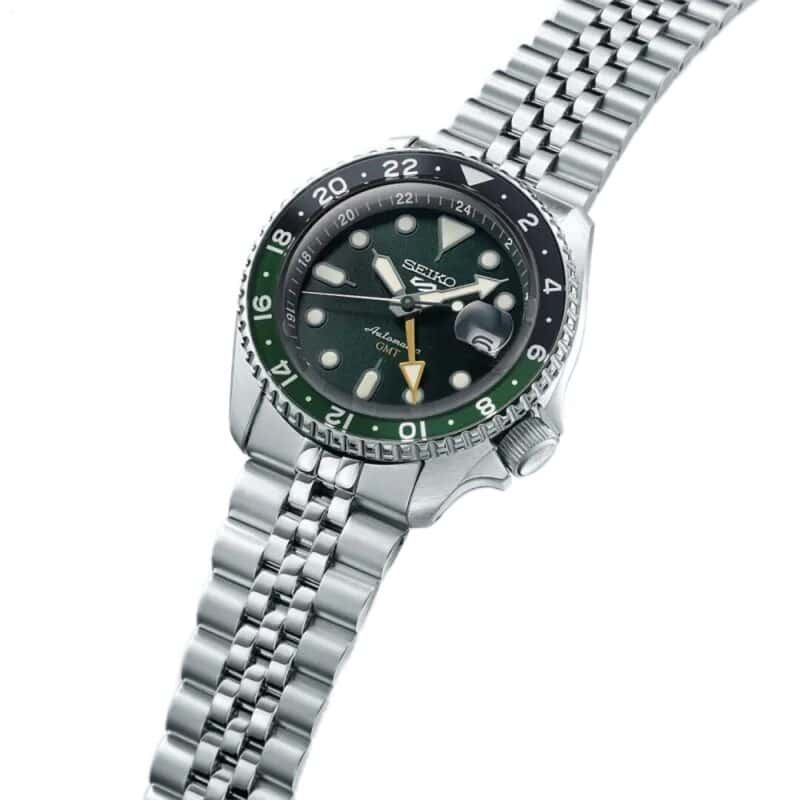 thearwatches-reloj-seiko-SSK035K1_1 Reloj SEIKO 5 Sport GMT Verde SSK035K1