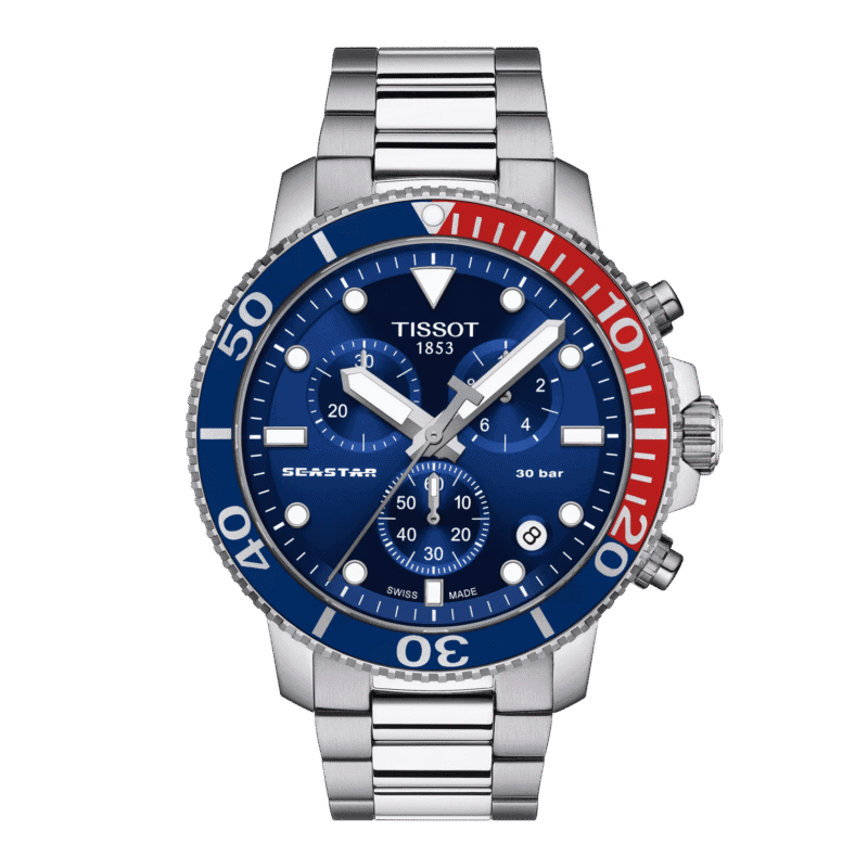 Reloj Tissot Tissot Seastar 1000 Chronograph 45.5mm Azul T120.417.11.041.03