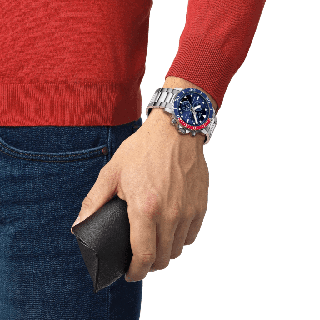 Reloj Tissot Tissot Seastar 1000 Chronograph 45.5mm Azul T120.417.11.041.03