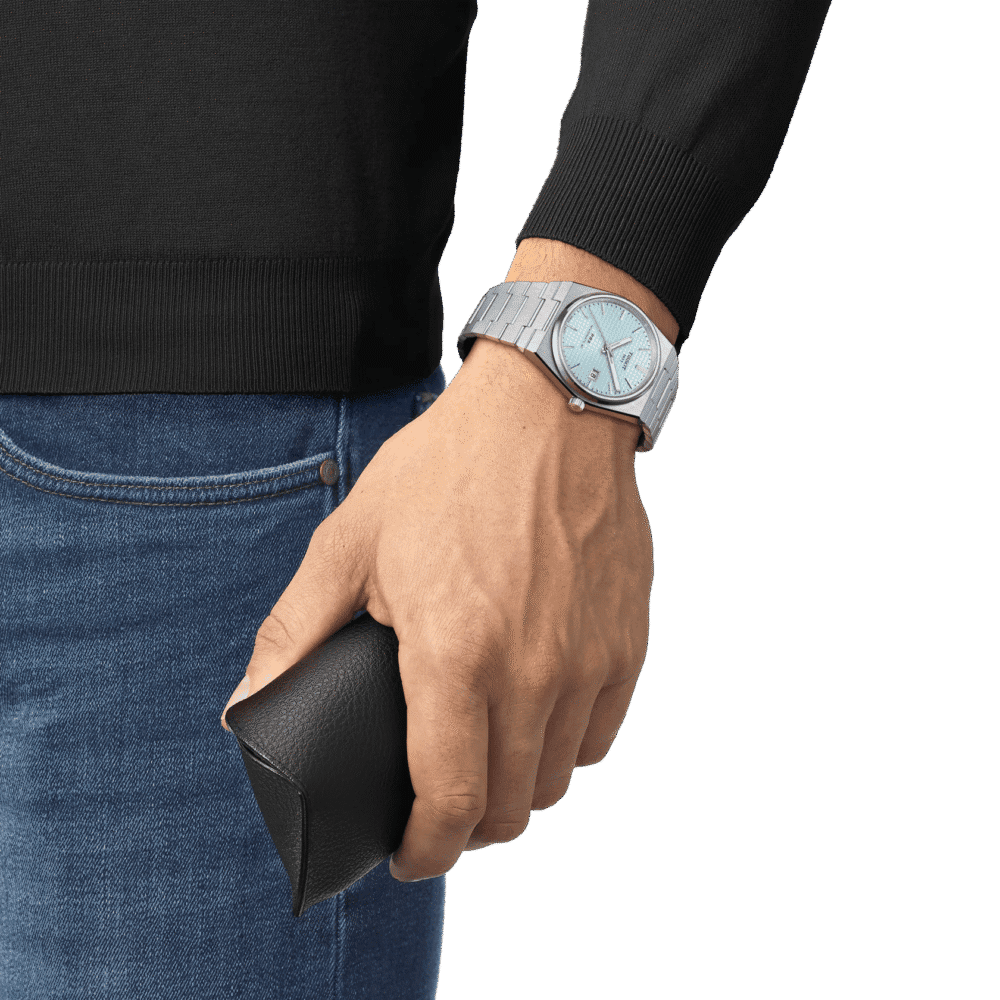 Reloj Tissot PRX Powermatic 80 40mm Azul Hielo T137.407.11.351.00