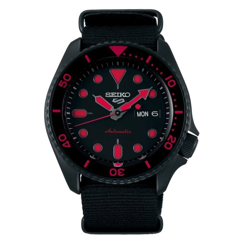 thearwatches-reloj-seiko-SRPD83K1 Reloj SEIKO 5 Sport Red "Street Style" SRPD83K1