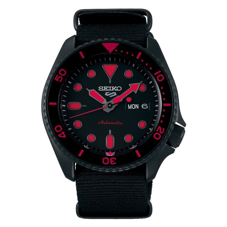 thearwatches-reloj-seiko-SRPD83K1 Reloj SEIKO 5 Sport Red "Street Style" SRPD83K1