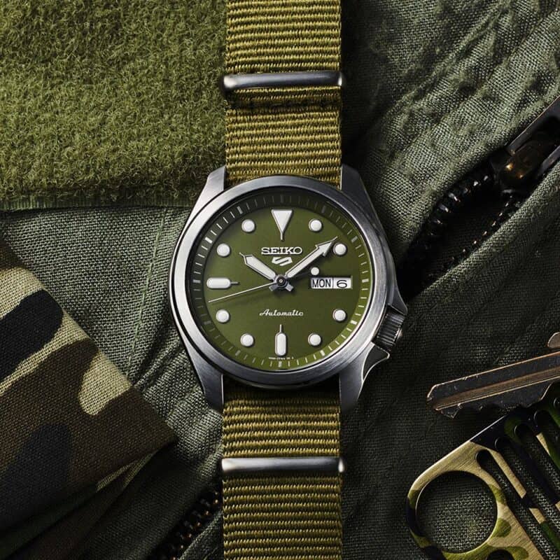 thearwatches-reloj-seiko-SRPE65_1 Reloj SEIKO 5 Sport Verde SRPE65K1