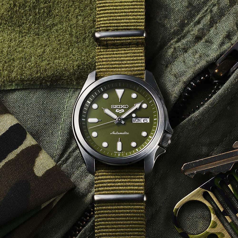 thearwatches-reloj-seiko-SRPE65_1 Reloj SEIKO 5 Sport Verde SRPE65K1