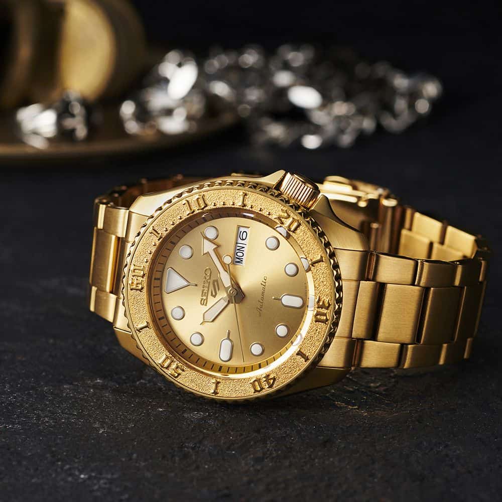 thearwatches-reloj-seiko-SRPE74_3 Reloj SEIKO 5 Sport Gold SRPE74K1