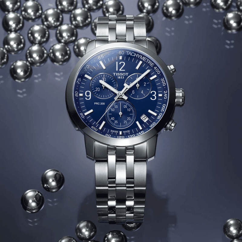 Reloj Tissot PRC 200 Chronograph Azul T114.417.11.047.00
