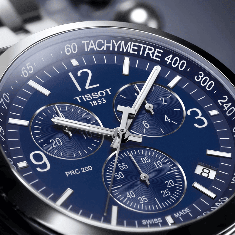 Reloj Tissot PRC 200 Chronograph Azul T114.417.11.047.00