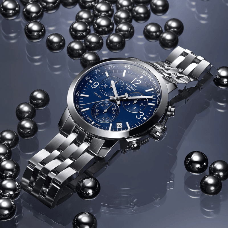 Reloj Tissot PRC 200 Chronograph Azul T114.417.11.047.00