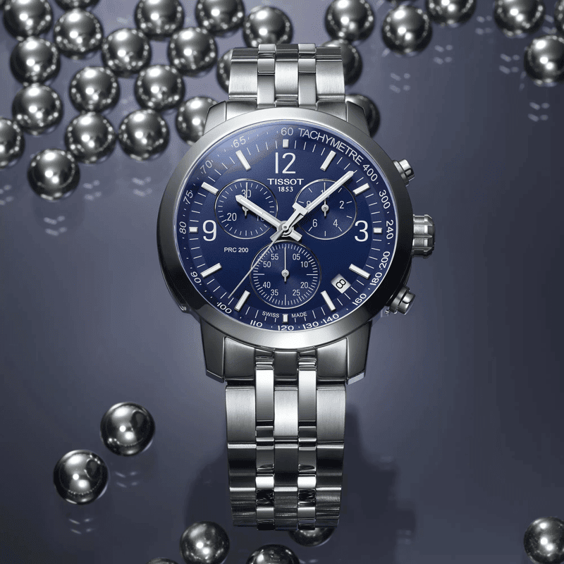 Reloj Tissot PRC 200 Chronograph Azul T114.417.11.047.00