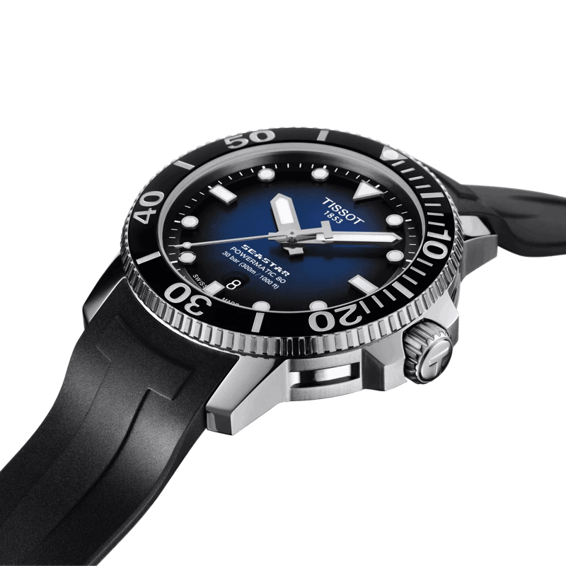 Reloj Tissot Seastar 1000 Automatic 43mm Negro/Azul T120.407.17.041.00