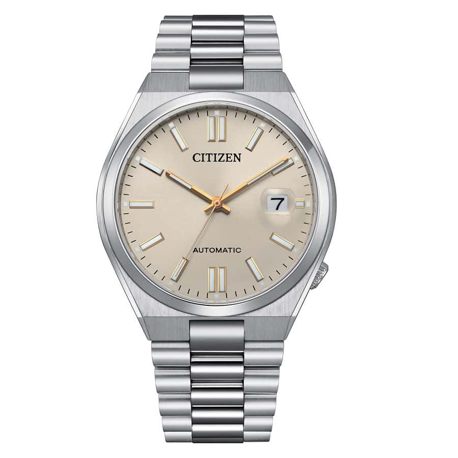 Reloj Citizen Tsuyosa Automático Beige NJ0151-88W