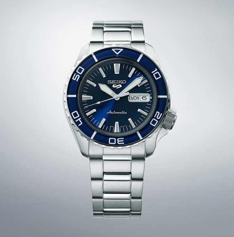 thearwatches-reloj-seiko-SRPK97K1_2 Reloj SEIKO 5 Sport Azul Sunray SRPK97K1