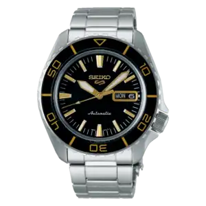 thearwatches-reloj-seiko-SRPK99K1 Reloj SEIKO 5 Sport Black & Gold SRPK99K1