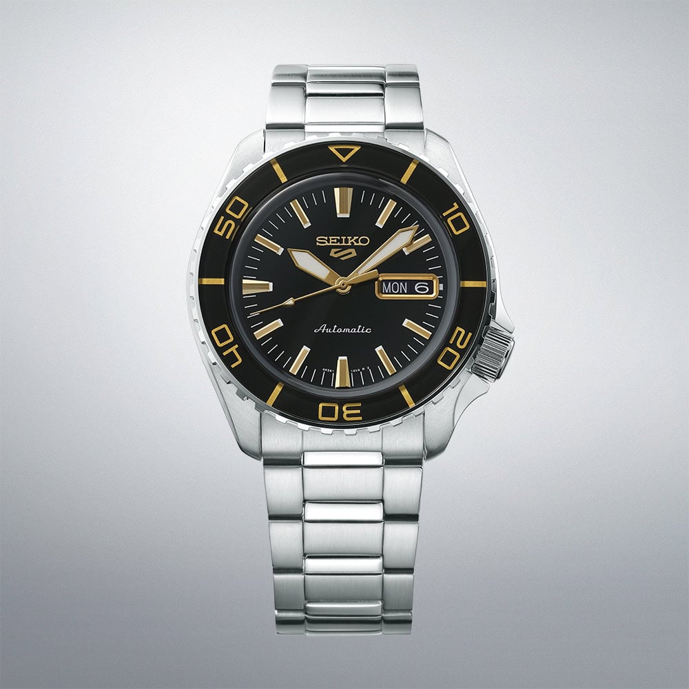 thearwatches-reloj-seiko-SRPK99K1_1 Reloj SEIKO 5 Sport Black & Gold SRPK99K1