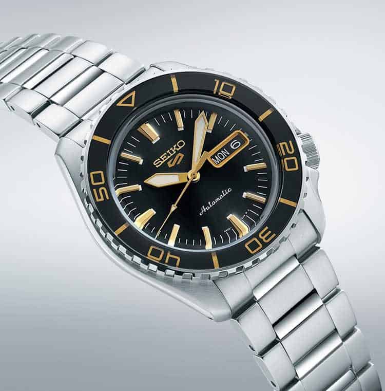 thearwatches-reloj-seiko-SRPK99K1_2 Reloj SEIKO 5 Sport Black & Gold SRPK99K1