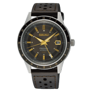 thearwatches-reloj-seiko-SSK013J1 Reloj SEIKO Presage Style 60’s GMT Black SSK013J1