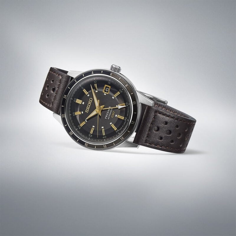 thearwatches-reloj-seiko-SSK013J1_2 Reloj SEIKO Presage Style 60’s GMT Black SSK013J1