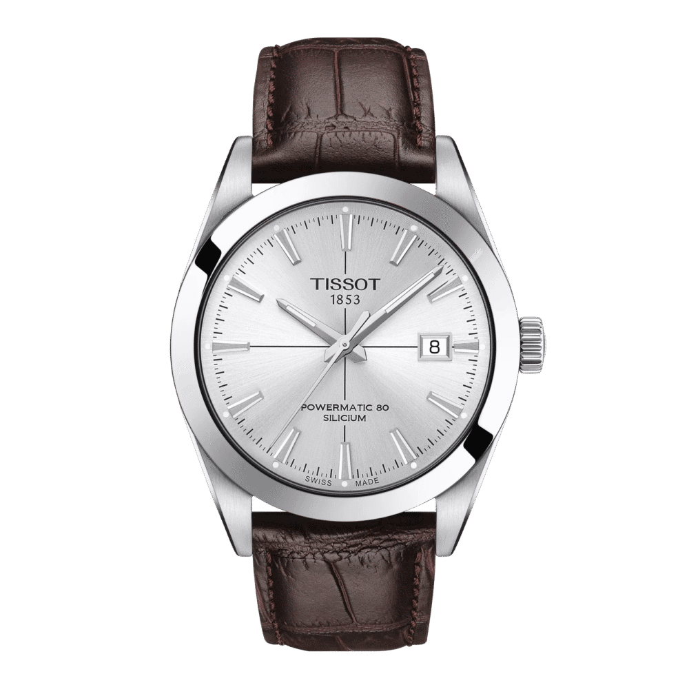 Reloj Tissot Gentleman Powermatic 80 SiliciumPlateado 40mm T127.407.16.031.01