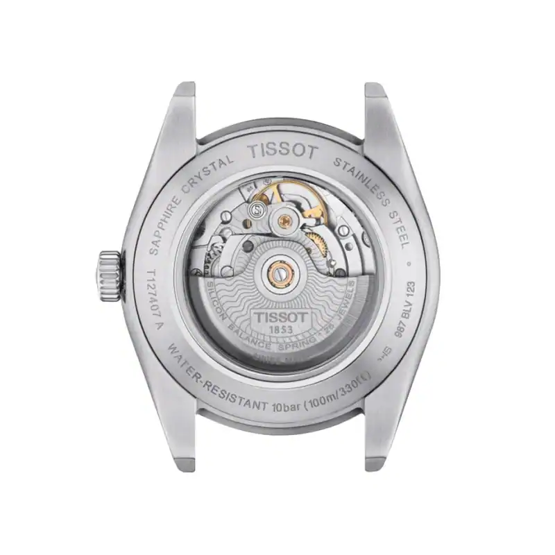 Reloj Tissot Gentleman Powermatic 80 Azul 40mm T127.407.16.041.01