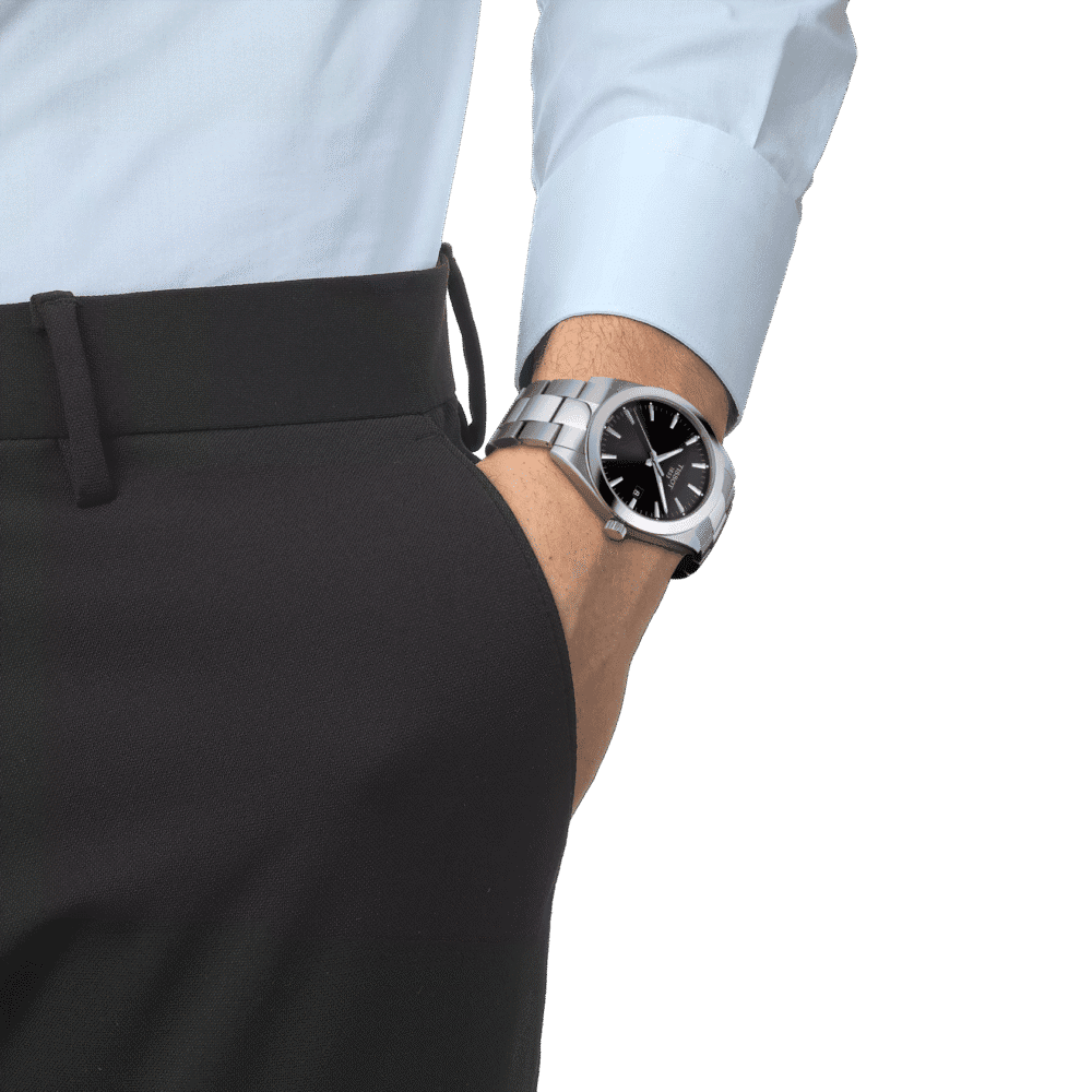 Reloj Tissot Gentleman Negro 40mm T127.410.16.051.00