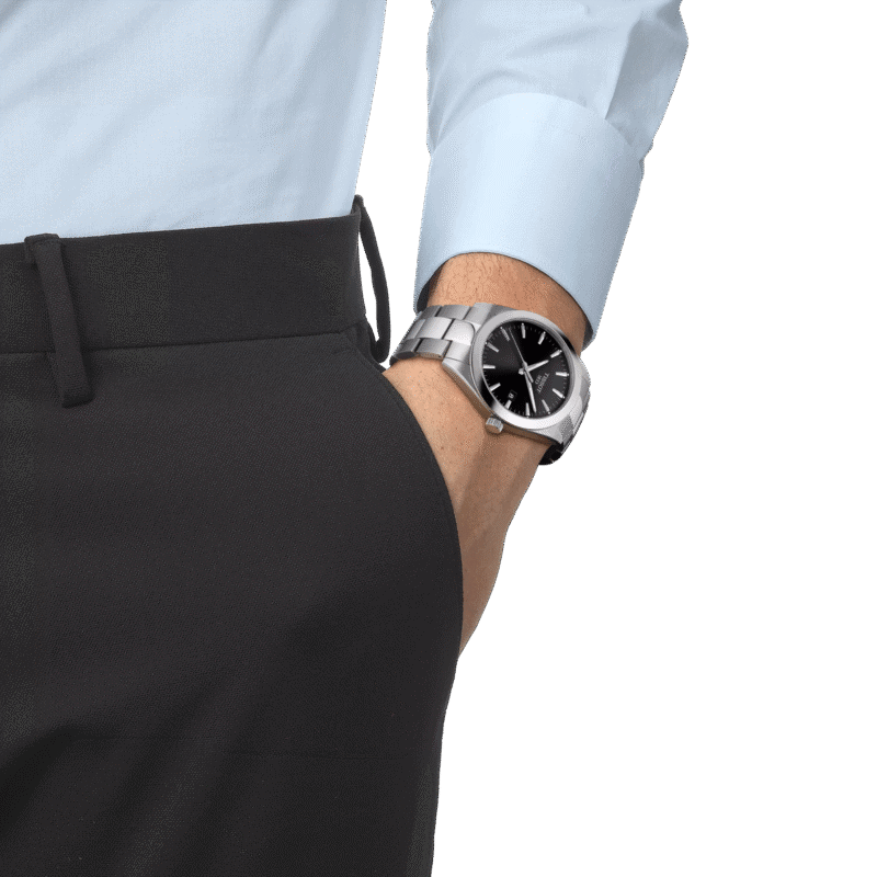 Reloj Tissot Gentleman Negro 40mm T127.410.16.051.00