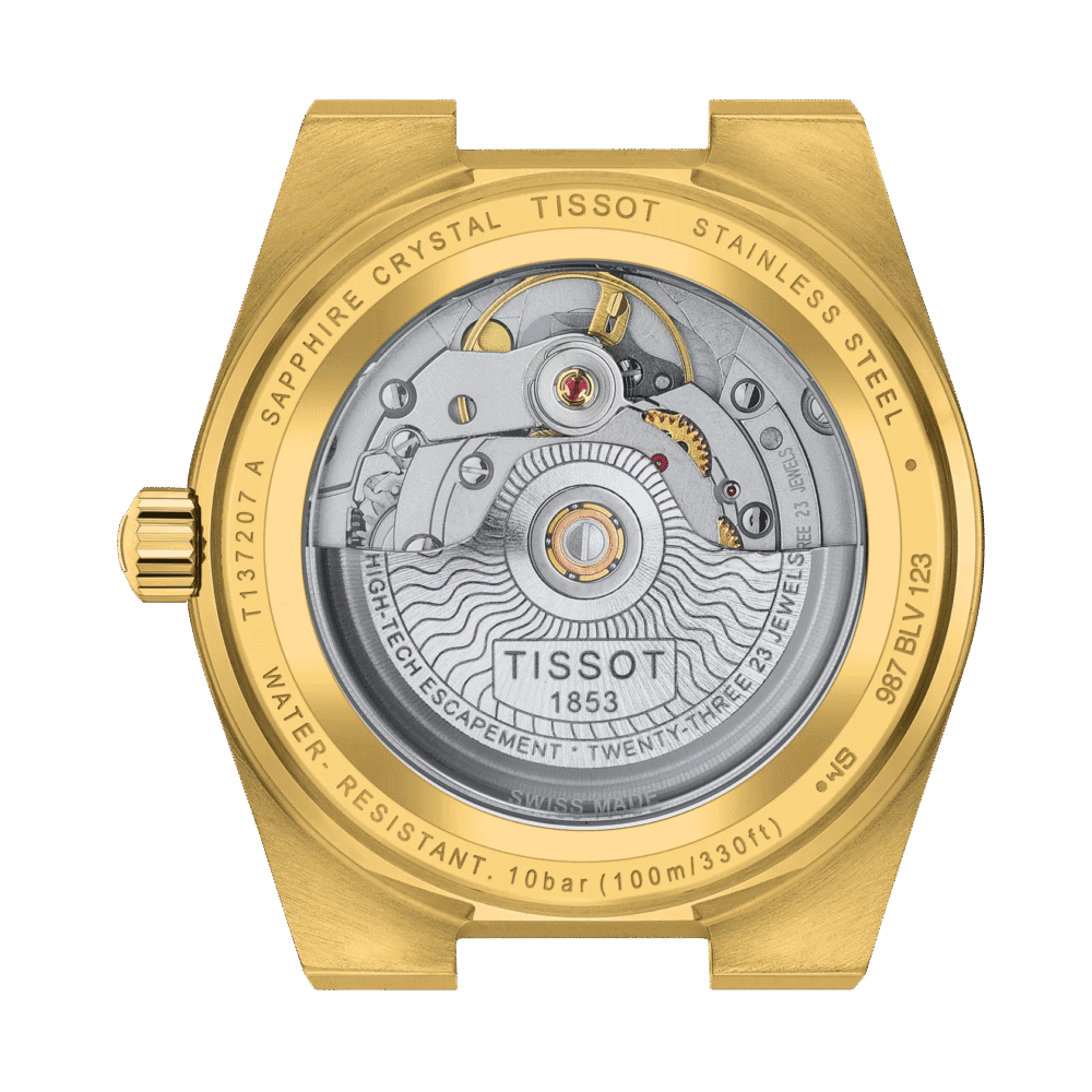 thearwatches_Reloj_Tissot_T137.207.33.021.00_3 Reloj Tissot PRX 35mm Powermatic 80 Dorado T137.207.33.021.00