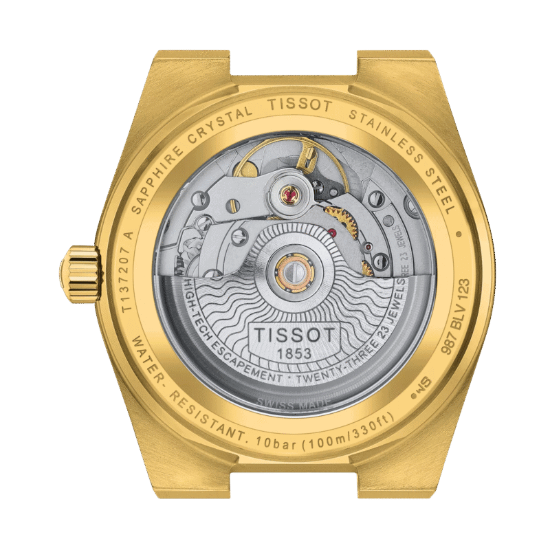 thearwatches_Reloj_Tissot_T137.207.33.021.00_3 Reloj Tissot PRX 35mm Powermatic 80 Dorado T137.207.33.021.00