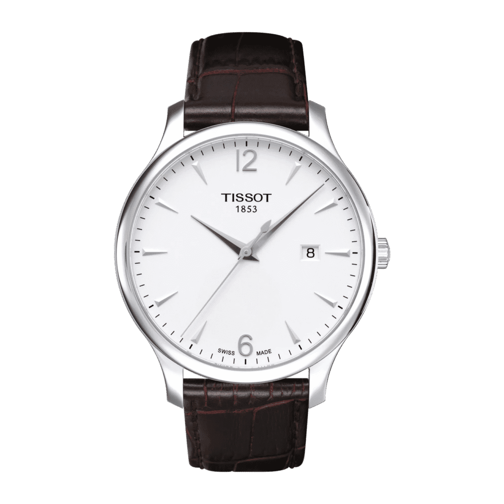thearwatches_Reloj_Tissot_T063.610.16.037.00 Reloj Tissot Tradition 42mm Plata/Cuero Negro T063.610.16.037.00