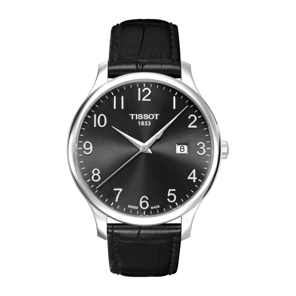 thearwatches_Reloj_Tissot_T063.610.16.052.00 Reloj Tissot Tradition 42mm Negro/Cuero Negro T063.610.16.052.00