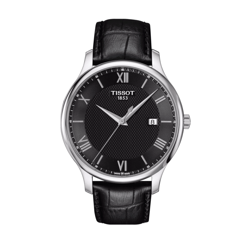 thearwatches_Reloj_Tissot_T063.610.16.058.00 Reloj Tissot Tradition 42mm Negro/Cuero Negro T063.610.16.058.00