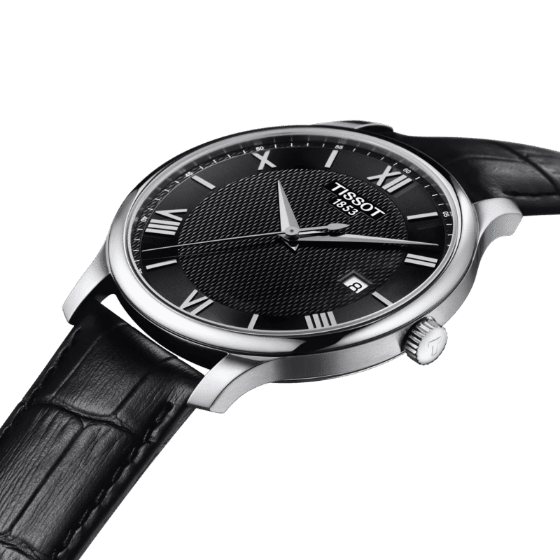 thearwatches_Reloj_Tissot_T063.610.16.058.00_2 Reloj Tissot Tradition 42mm Negro/Cuero Negro T063.610.16.058.00