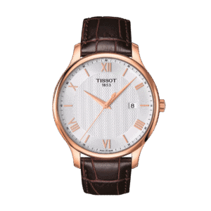 thearwatches_Reloj_Tissot_T063.610.36.038.00 Reloj Tissot Tradition 42mm Plata/Cuero Marrón T063.610.36.038.00