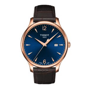 thearwatches_Reloj_Tissot_T063.610.36.047.00 Reloj Tissot Tradition 42mm Azul/Cuero Marrón T063.610.36.047.00