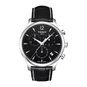 thearwatches_Reloj_Tissot_T063.617.16.057.00 Reloj Tissot Tradition Chronograph 42mm Negro/Cuero Negro T063.617.16.057.00