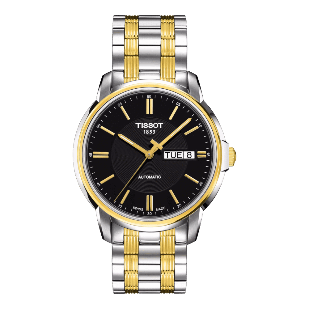 thearwatches_Reloj_Tissot_T065.430.22.051.00 Reloj Tissot Automatics III 39mm Negro/Bicolor T065.430.22.051.00