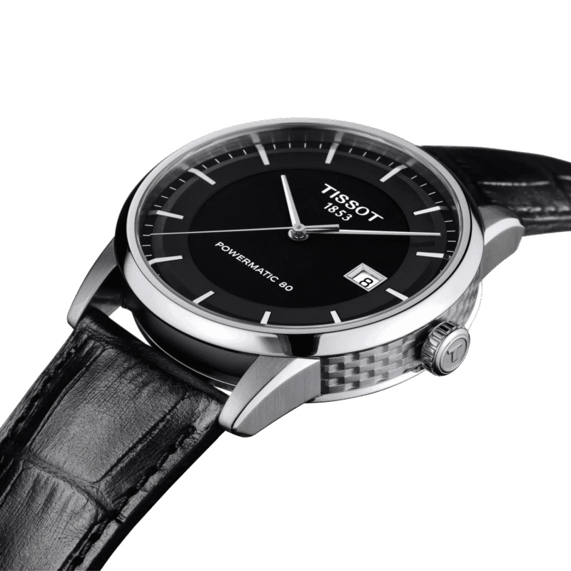 thearwatches_Reloj_Tissot_T086.407.16.057.00_2 Reloj Tissot Luxury Powermatic 80 41mm Negro/Cuero NegroT086.407.16.057.00
