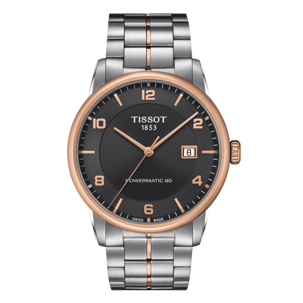 Reloj Tissot Luxury Powermatic 80 41mm Negro/Bicolor T086.407.22.051.00
