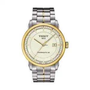 thearwatches_Reloj_Tissot_T086.407.22.261.00 Reloj Tissot Luxury Powermatic 80 41mm Beige/Bicolor Rosado T086.407.22.261.00